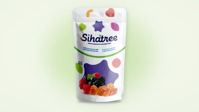 Sihatree Arabic Gum Powder Berry Blend