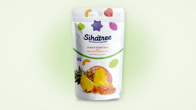 Sihatree Arabic Gum Powder Pineapple